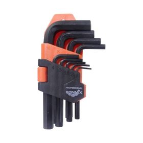 Sonmix SNX-245 Altı Köşe 9 Parça Allen Anahtar Takımı