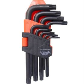 Sonmix SNX-247 Altı Köşe 9 Parça Torx Allen Anahtar Takımı