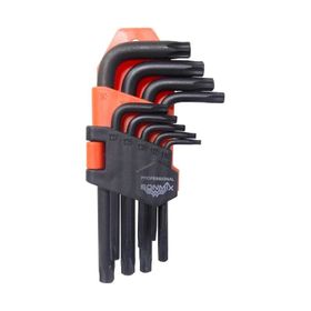 Sonmix SNX-247 Altı Köşe 9 Parça Torx Allen Anahtar Takımı