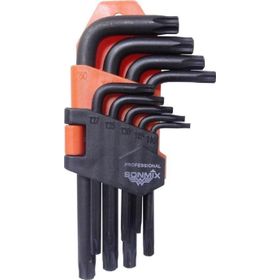 Sonmix SNX-247 Altı Köşe 9 Parça Torx Allen Anahtar Takımı