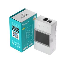 Sonoff TH R3 Elite 16 Ah Dijital Ekranlı Akıllı Sıcaklık ve Nem Takip Rölesi