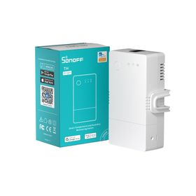 Sonoff TH R3 Elite 20 Ah Dijital Ekranlı Akıllı Sıcaklık ve Nem Takip Rölesi