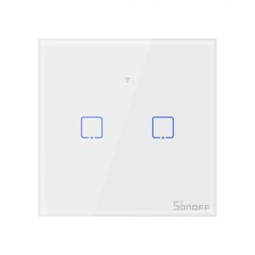 Sonoff TX-T0EU2C Dokunmatik 2'li Wifi Işık Anahtarı