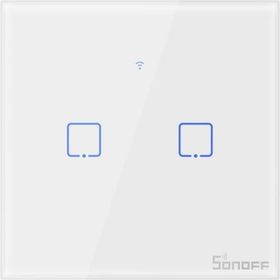 Sonoff TX-T0EU2C Dokunmatik 2'li Wifi Işık Anahtarı