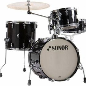 Sonor AQ2 Bop Transparent Satin Black Akustik Davul Set