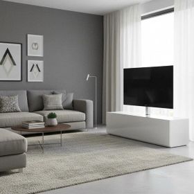 Sonorous STA 161F Beyaz - Beyaz Tv Ünitesi