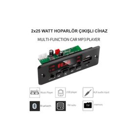 Sonreyon 12 Volt Fm Decoder Bluetooth Usb Tf Kart Mp3 Player Fm Radio