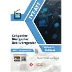 Sonuç Derece Yayınları TYT-AYT Geometri Çokgenler Dörtgenler Özel Dörtgenler