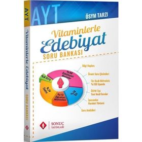 Sonuç Yayın AYT Vitaminlerle Edebiyat Soru Bankası
