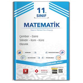 Sonuç Yayınları 11. Sınıf Çember ve Daire Silindir Koni Küre Olasılık Soru Kitapçığı