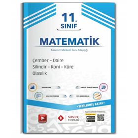 Sonuç Yayınları 11. Sınıf Çember ve Daire Silindir Koni Küre Olasılık Soru Kitapçığı