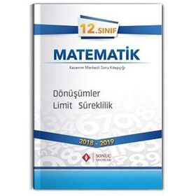 Sonuç Yayınları 12. Sınıf Matematik Dönüşümler Limit Süreklilik