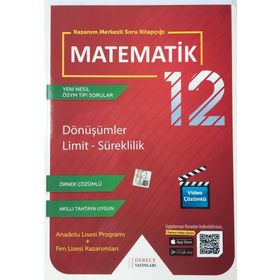 Sonuç Yayınları 12. Sınıf Matematik Dönüşümler Limit Süreklilik