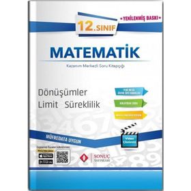 Sonuç Yayınları 12. Sınıf Matematik Dönüşümler Limit Süreklilik