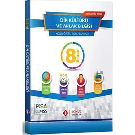 Sonuç Yayınları - 2020-2021 8. Sınıf Din Kültürü ve Ahlak Bilgisi Seti