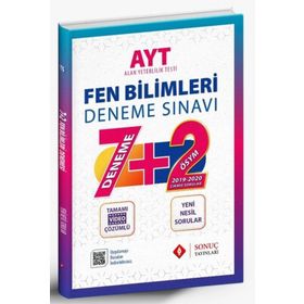 Sonuç Yayınları 2021 2022 Ayt Fen Bilimleri 7+2 Deneme