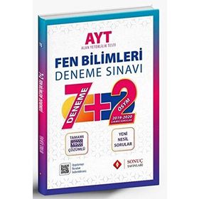 Sonuç Yayınları 2021 2022 Ayt Fen Bilimleri 7+2 Deneme