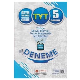 Sonuç Yayınları - 2023 TYT Genel 5'li Deneme