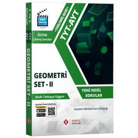 Sonuç Yayınları 2324 Tyt Ayt Geometri Set 2 Kazanım Merkezli Soru Kitapçığı