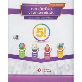 Sonuç Yayınları 5. Sınıf Din Kültürü ve Ahlak Bilgisi Kazanım Merkezli Soru Kitapçığı Seti Yenilenmiş Baskı