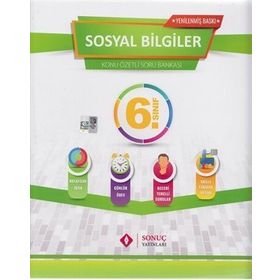 Sonuç Yayınları 6. Sınıf Sosyal Bilgiler Kazanım Merkezli Soru Kitapçığı Seti Yenilenmiş Baskı