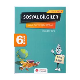 Sonuç Yayınları - 6. Sınıf Sosyal Bilimler Konu Özetli Soru Bankası