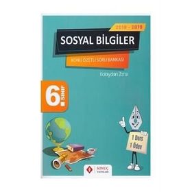 Sonuç Yayınları - 6. Sınıf Sosyal Bilimler Konu Özetli Soru Bankası
