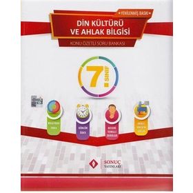 Sonuç Yayınları 7. Sınıf Din Kültürü ve Ahlak Bilgisi Kazanım Merkezli Soru Kitapçığı Seti Yenilenmiş Baskı
