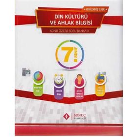 Sonuç Yayınları 7. Sınıf Din Kültürü ve Ahlak Bilgisi Kazanım Merkezli Soru Kitapçığı Seti Yenilenmiş Baskı