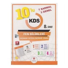 Sonuç Yayınları 8. Sınıf Fen Bilimleri 10'lu Kazanım Değerlendirme Sınavı