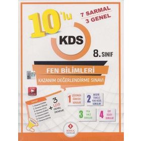 Sonuç Yayınları 8. Sınıf Fen Bilimleri 10'lu Kazanım Değerlendirme Sınavı