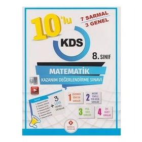 Sonuç Yayınları 8. Sınıf Matematik 10 lu Kazanım Değerlendirme Sınavı