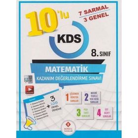 Sonuç Yayınları 8. Sınıf Matematik 10 lu Kazanım Değerlendirme Sınavı