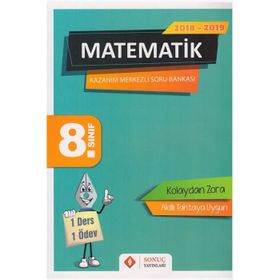 Sonuç Yayınları 8. Sınıf Matematik Kazanım Merkezli Soru Bankası