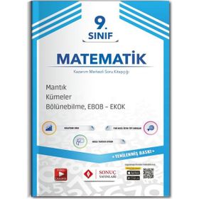 Sonuç Yayınları 9. Sınıf Mantık Kümeler Bölünebilme Ebok - Ekok Soru Kitapçığı