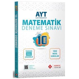 Sonuç Yayınları AYT Matematik 10 Deneme Sınavı