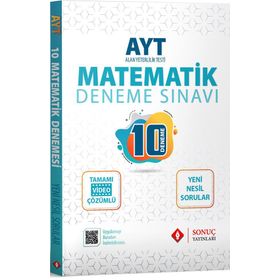Sonuç Yayınları AYT Matematik 10 Deneme Sınavı