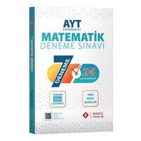 Sonuç Yayınları AYT Matematik 10 Deneme Sınavı