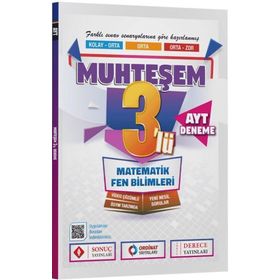 Sonuç Yayınları AYT Matematik Fen Bilimleri Muhteşem 3'lü Deneme Sınavı