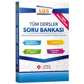 Sonuç Yayınları - LGS Tüm Dersler Soru Bankası