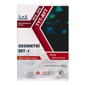 Sonuç Yayınları TYT-AYT Geometri Set - 1- Kazanım Merkezli Soru Bankası