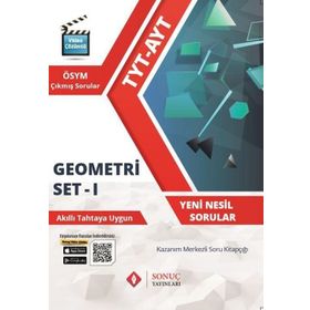 Sonuç Yayınları TYT-AYT Geometri Set - 1- Kazanım Merkezli Soru Bankası