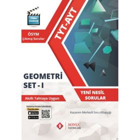 Sonuç Yayınları TYT-AYT Geometri Set - 1- Kazanım Merkezli Soru Bankası