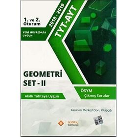 Sonuç Yayınları TYT AYT Geometri Set 2 Çıkmış Sorular