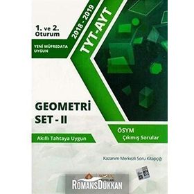 Sonuç Yayınları TYT AYT Geometri Set 2 Çıkmış Sorular