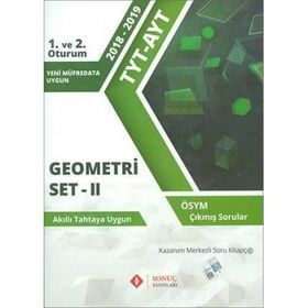 Sonuç Yayınları TYT AYT Geometri Set 2 Çıkmış Sorular