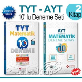 Sonuç Yayınları TYT AYT Matematik 10Lu Deneme 2020 Seti 2 Kitap - Kolektif