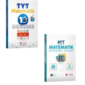 Sonuç Yayınları TYT AYT Matematik 10Lu Deneme 2020 Seti 2 Kitap - Kolektif