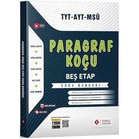 Sonuç Yayınları - Tyt Ayt Msü Paragraf Koçu Beş Etap Soru Bankası