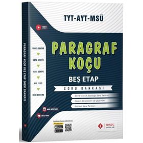 Sonuç Yayınları - Tyt Ayt Msü Paragraf Koçu Beş Etap Soru Bankası